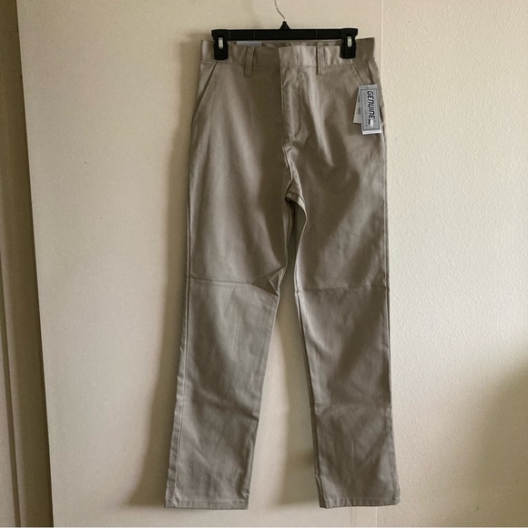 Boys Chino Pants with Packets Modern Fit Flet Front | NWT | Size 18 - Picture 2 of 8